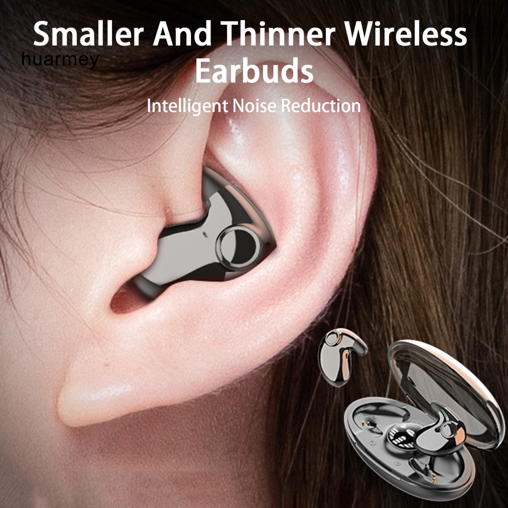 HUARMEY 5.3 Chip Sleep Earplugs Sports Earplugs Voice Assistance Wireless Earphones Invisible