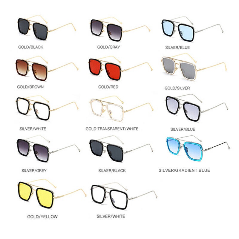 Durable Essential Elevate Your Look Tony Stark Iron Man Shades: Spider-Man: Far From Home Inspired Men's Sunglasses - Image 2