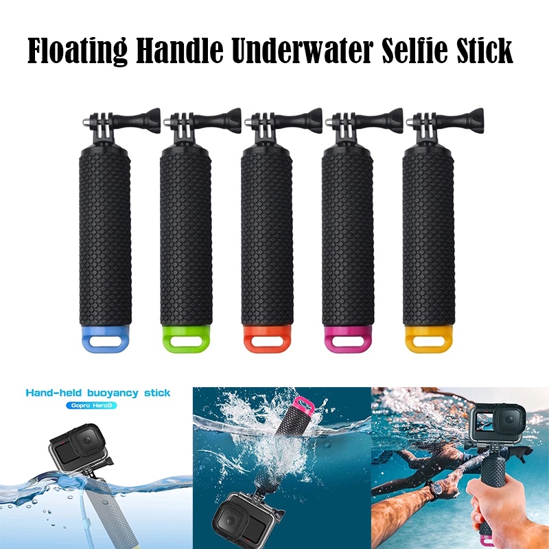 Floating Handle Underwater Selfie Stick Diving Action Camera Accessories w Lanyard For Insta360 X3/Gopro 11 mini/DJI Action 4/action 3