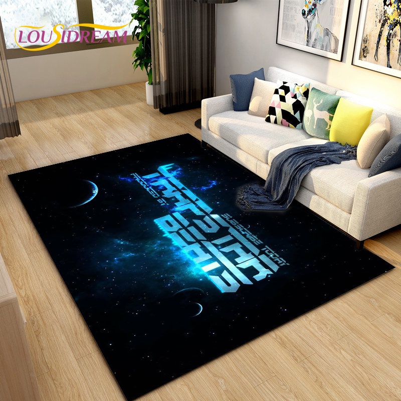 Popular Fashion Trapstar London Regional Carpet, Living Room Bedroom Sofa Door Mat Decorative Carpet, Children Play Anti-slip Floor Mat