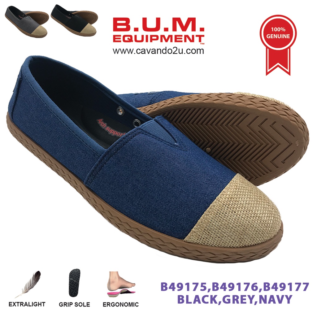 BUM Equipment Canvas Shoes B49175 / B49176 / B49177 (Black / Grey / Navy)