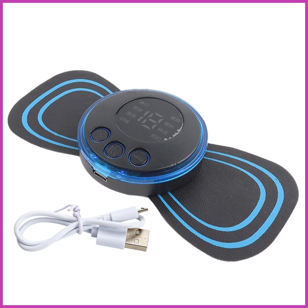 Neck Rechargeable Massager Patch Muscle Massager Patch Smart Massage Pad Electric Portable Butterfly Massager For wsdmy