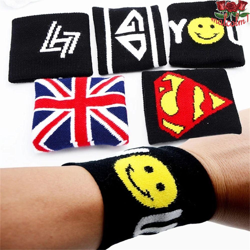 MALCOLM1 Sports Wristband Outdoor Protective Gear 2pcs/Pair Tennis Weightlifting Badminton Football Wrist Support Brace