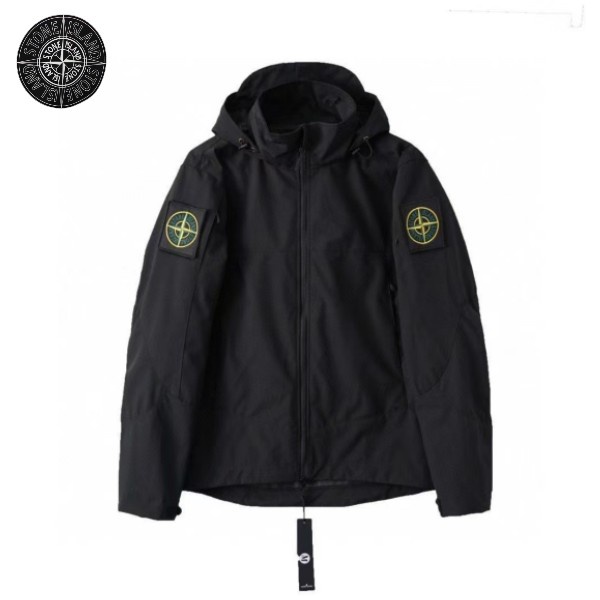 [Ready Stock] 100% Authentic Stone Island rushing jacket windproof and warm embroidered waterproof light jacket