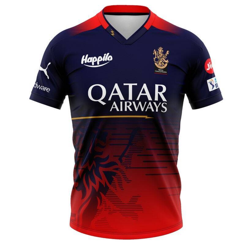 Royal Challengers Bangalore IPL Replica jersey 2023 (RCB IPL Jersey with Name)