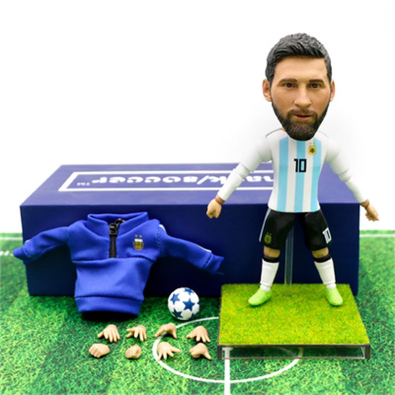 Soccerwe 13cm Height Football dolls Argentina 10# Lionel Messi Figures Souvenir Collections Gift