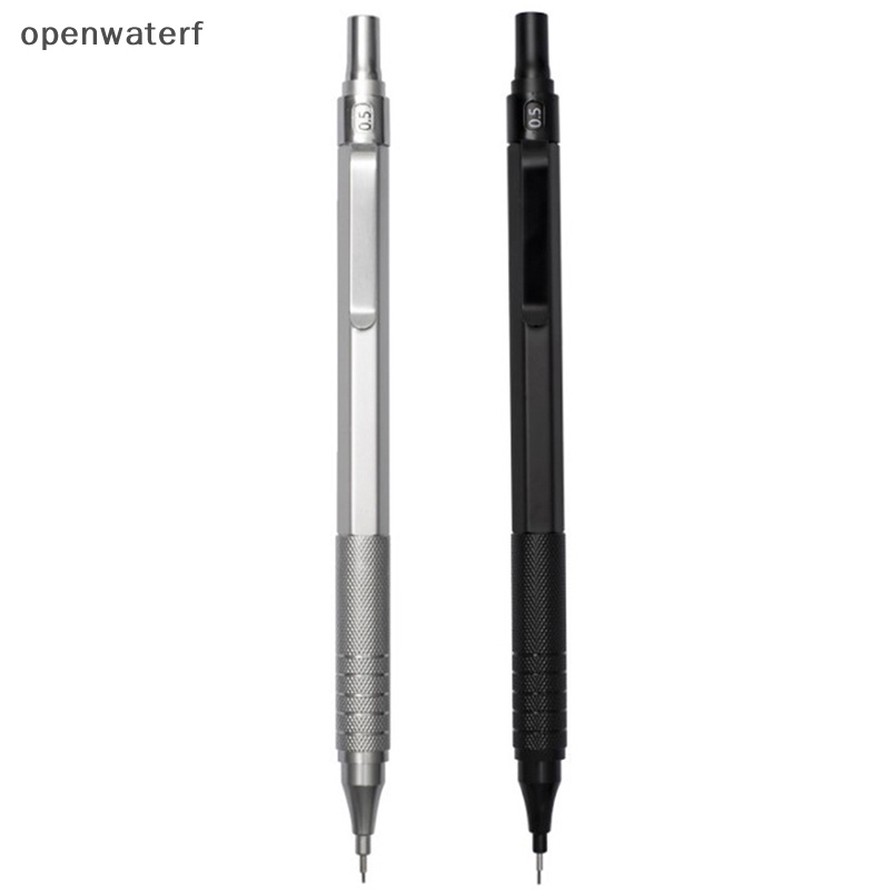 [openwaterf] 1Pc Mechanical Pencil 0.3/0.5/0.7/2.0mm Low Center of Gravity Metal Drawing Special Pencil Office School Wrig Art Supplies MY