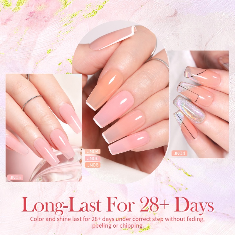 Purpose Essential 7ML Milky Jelly White Nude Gel Polish Translucent Manicuring UV LED Soak Off Nail Art Ice Pink S Have - Image 2