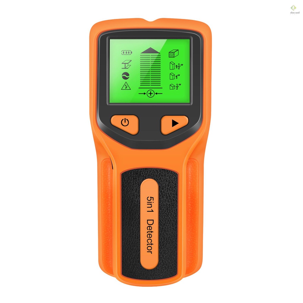 {Doc} HLW330 5 in 1 Stud Detector Wall Scanner Digital Handheld Professional Multifunction Wall Detector Live Wires Cable PVC Water Pipe Metal Finder Scanner