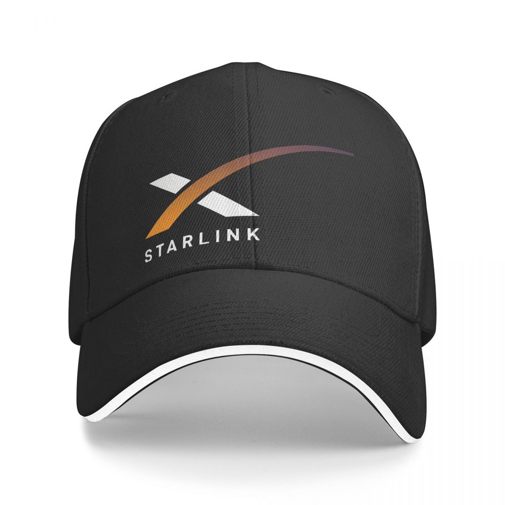 【In stock】Starlink SpaceX Starship Multicolor Hat Peaked Women's Cap Personalized Visor Cycling Hats