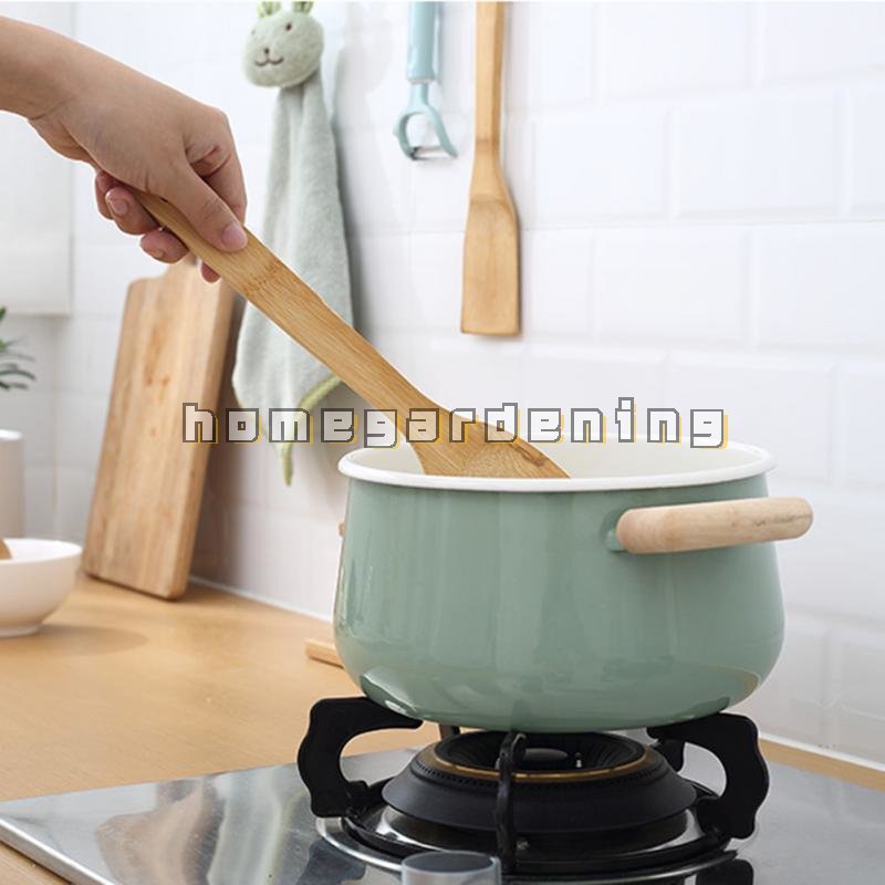 Bamboo Spatula Natural Wood Kitchen Spoon Holder Cooking Utensils Dinner Food Wok Shovel Kitchen Accessories