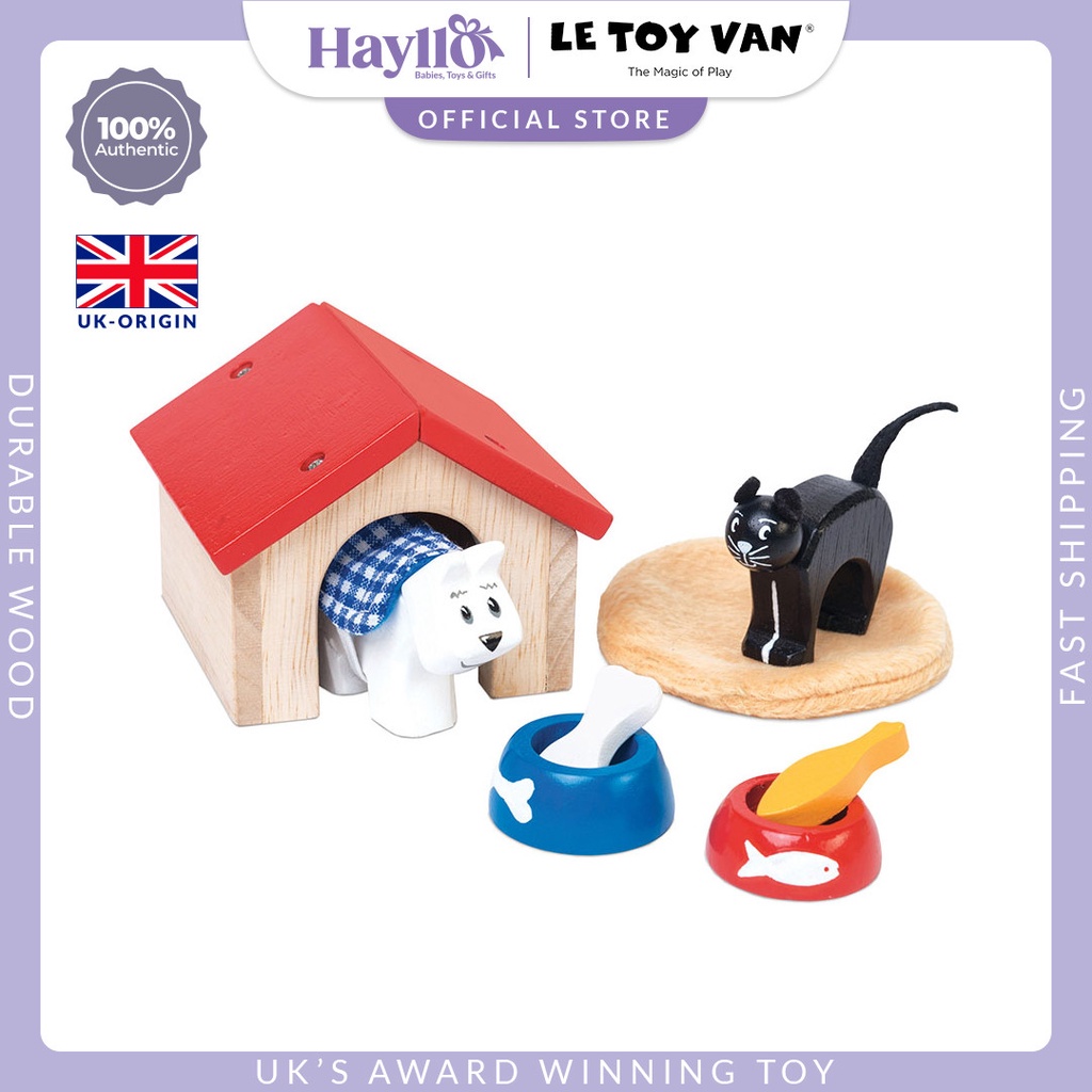 Le Toy Van Pet Set Premium Sustainable Wooden Toys Children Pretend Play For 3 Years+