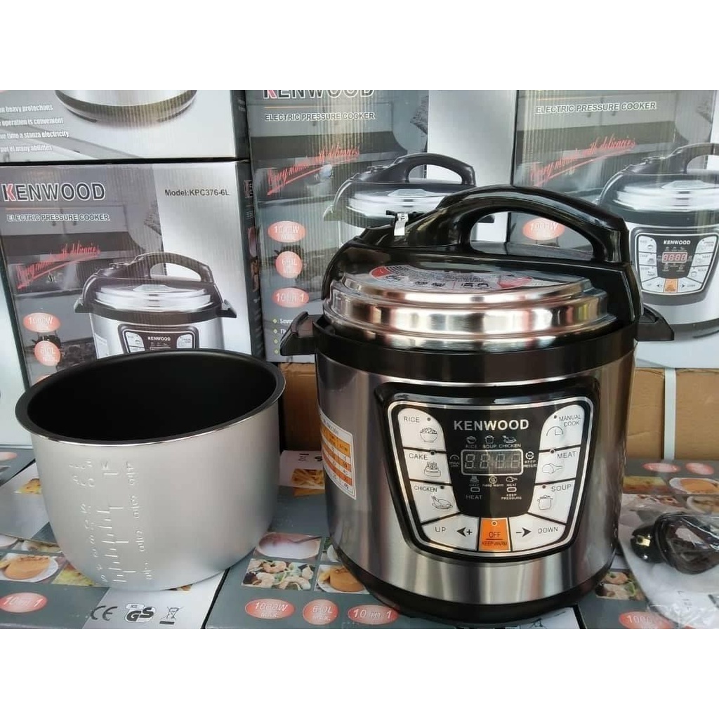 6L Dessini Pressure cooker Kenwood electric Timer Rice Cooker Fast Cook Masa 1.5 Ekor  Ayam Rendang Within  30 Mini