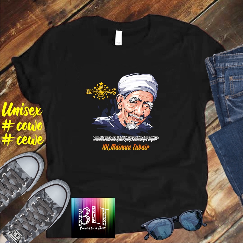 KATUN Xaviera Free Shipping/ DTF T-Shirt KH MAIMUN ULAMA NU Distro Men's T-Shirt / Cotton T-Shirt Men's Clothing Viral T-ShirtWanita