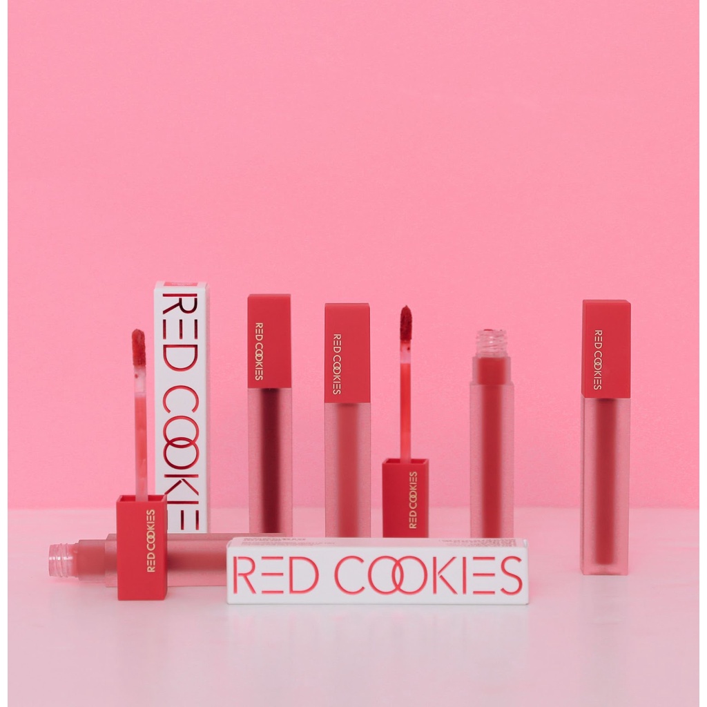 Tint Red Cookies Korean matte lipstick, long lasting and non-slip [Genuine]