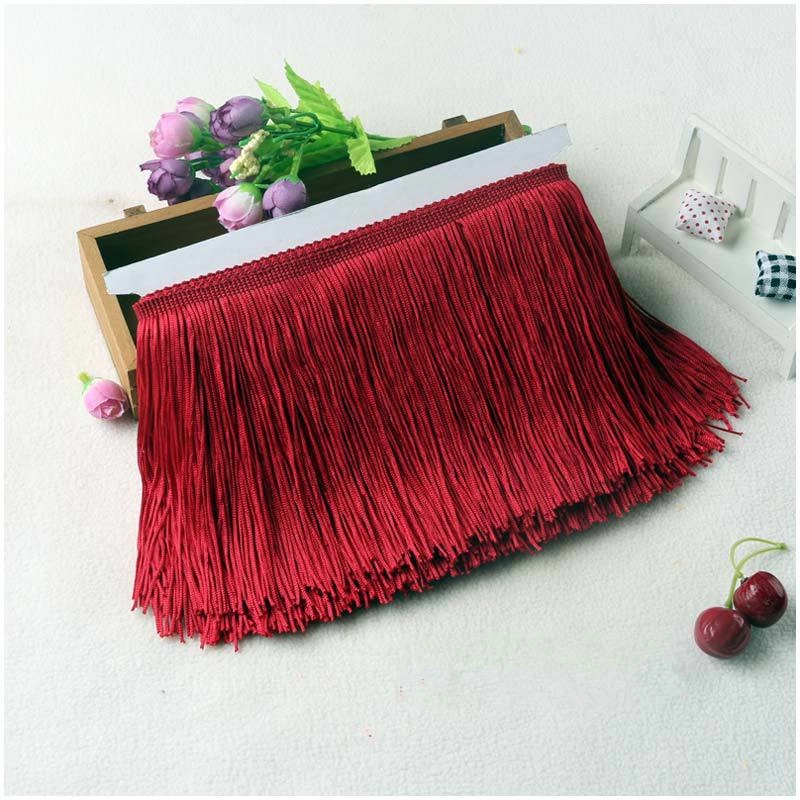 【1 Yard】Tassel Fringe Wide Trimmings Lace Trim Royal Blue Luxury Color Latin Skirt Curtain Craft Supplies Sewing Apparel Accessories DIY Decoration cheap items CX