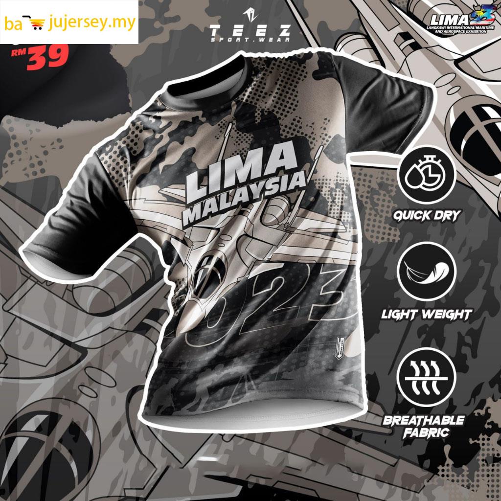 【Ready Stock】BAJU JERSI LIMA LANGKAWI SUBLIMATION Men Women Tshirt Short Sleeve Tops Tee