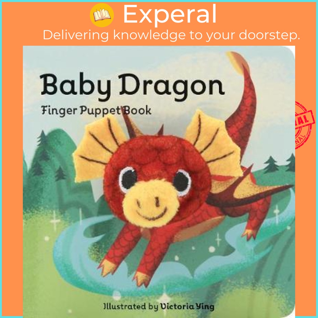 [English - 100% Original] - Baby Dragon: Finger Puppet Book by Victoria Ying (US edition, paperback)