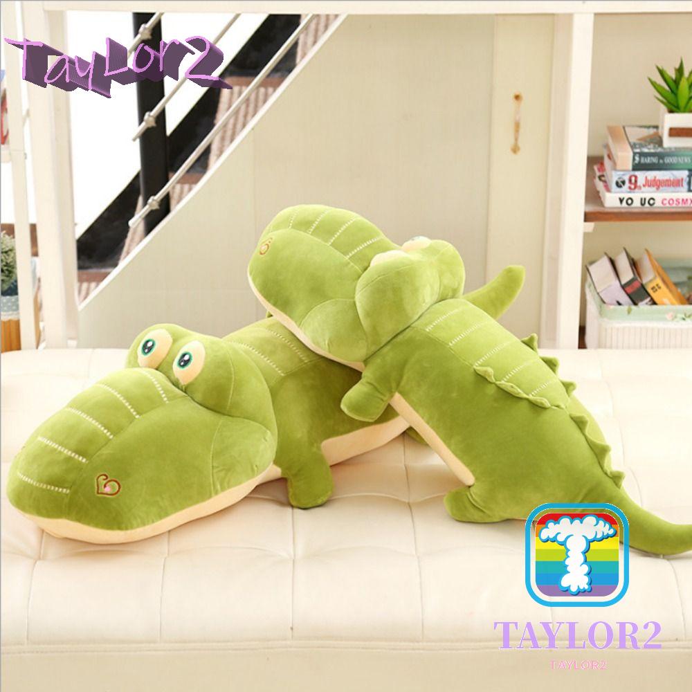 ATAYLOR Crocodile Plush Toy Animals Kawaii Animal Pillow Appease Doll Accompany Toy Sleeping Mate Toy Plush Pillow Room Decoration Children Gift Plush Doll