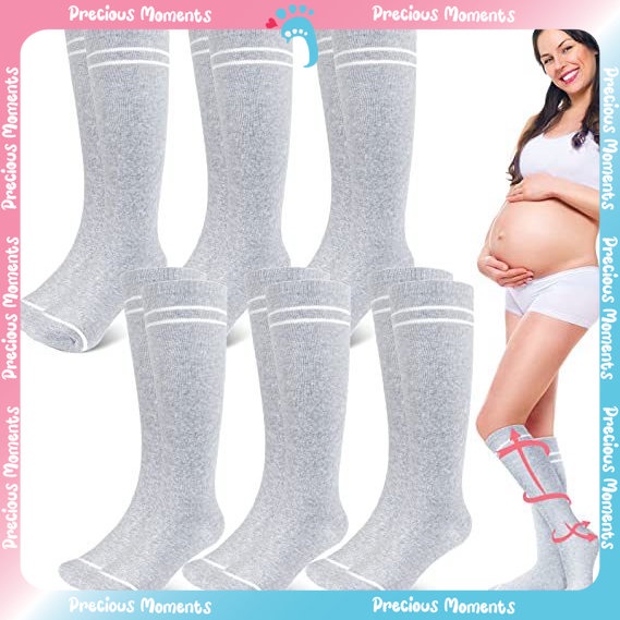 PM Pregnancy Compression Socks Maternity Stocking Stoking Ibu Mengandung Circulation Support Socks