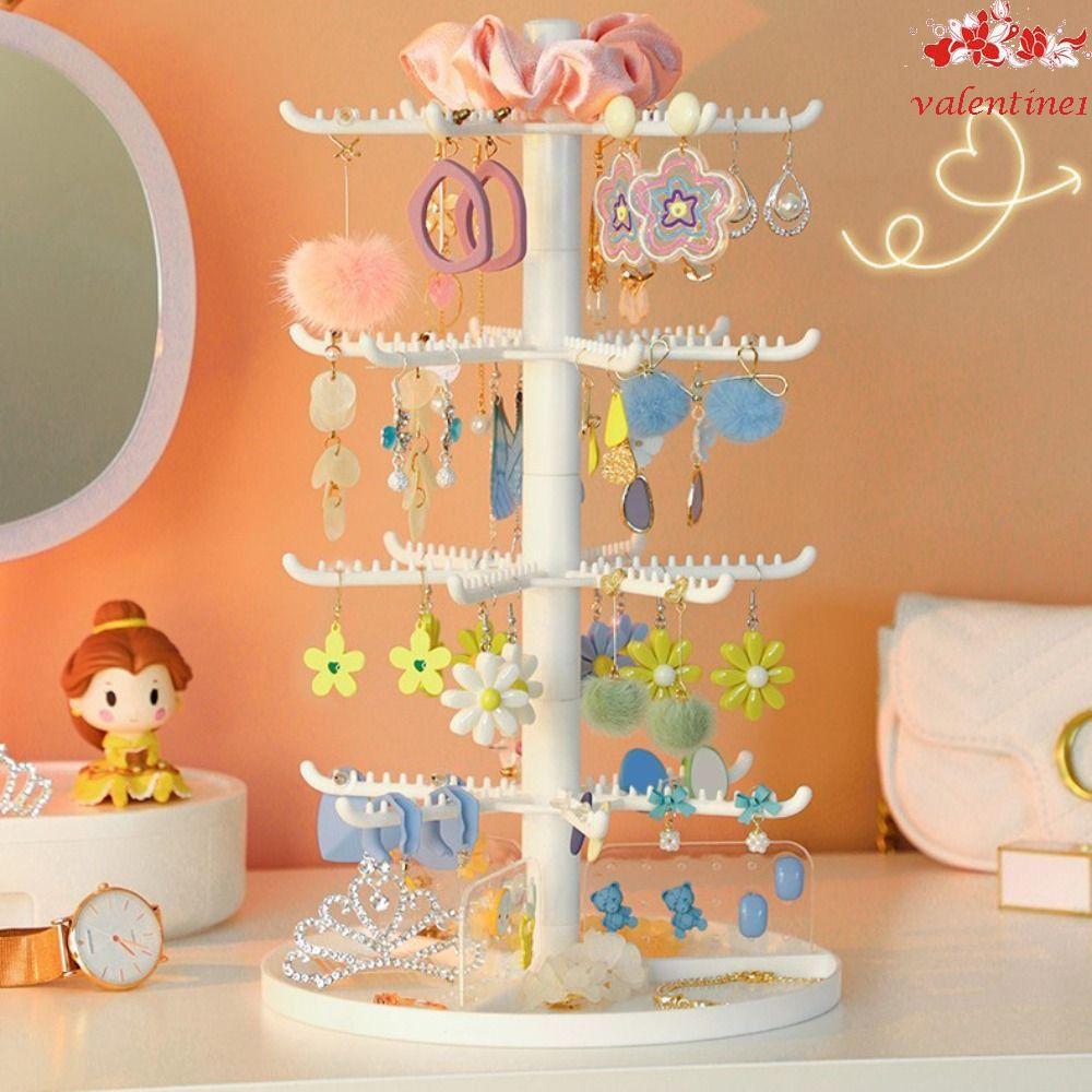 VALENTINE1 Detachable Jewelry Display Rack Bracelet Simple Women Tree Shape Hanging Jewelry Plastic Earring Holder Stand