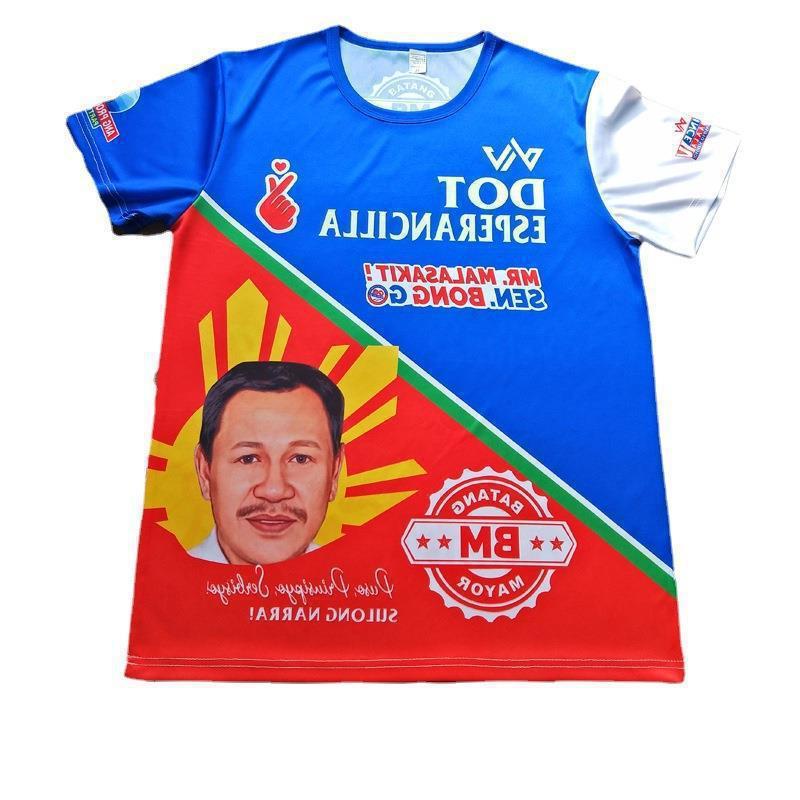 Philippines Consul Party Campaign T-Shirt Customized Africa Presidential Election Shirt Candidate Campaign Advertising Suit Kenya