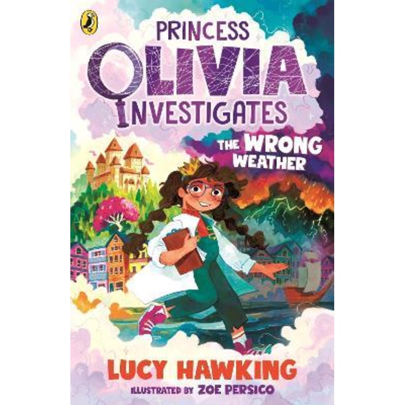 [English - 100% Original] - Princess Olivia Investigates: The Wrong Weather by Lucy Hawking (UK edition, paperback)