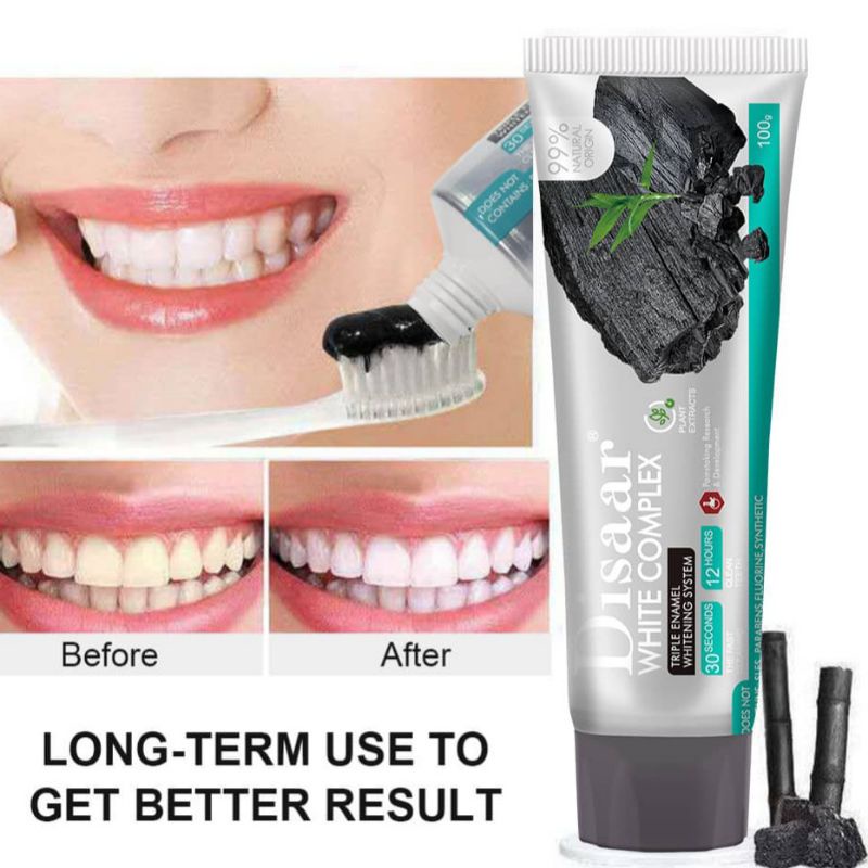 COLGATE ARANG PUTIHKAN GIGI CHARCOAL TOOTH WHITENING TOOTHPASTE TEETH STAIN REMOVER