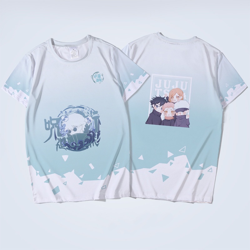 Versatile Must Anime Jujutsu Kaisen Gojo Satoru 3D Printing T-Shirt Tee Pattern Design Summer Hip Hop Men Tees Tops O... - Image 5
