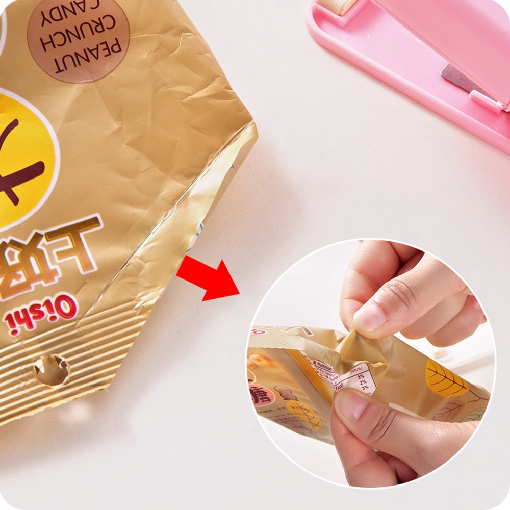 Fashion Accessory Mini Sealer Snack Bag Sealing Machine H Pressure Heat Small Trendy Style - Image 3