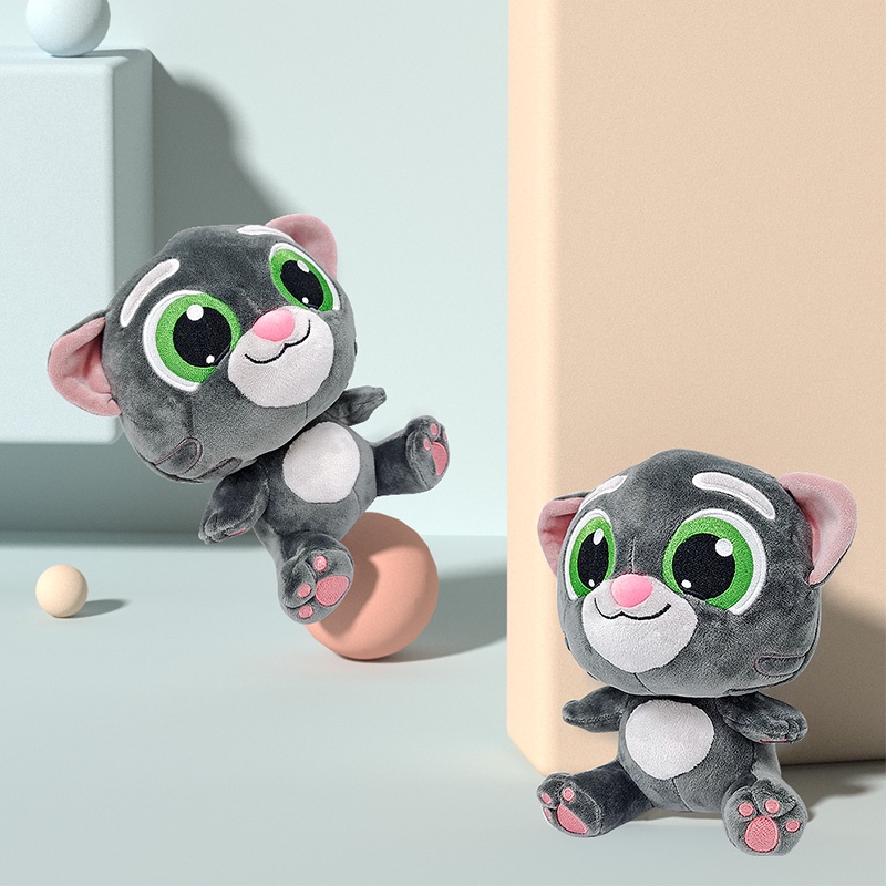 23cm Talking tom and friends plush electric toy Repeats What You Say Seek for Kids Gift Kawaii Baby parlante speaker