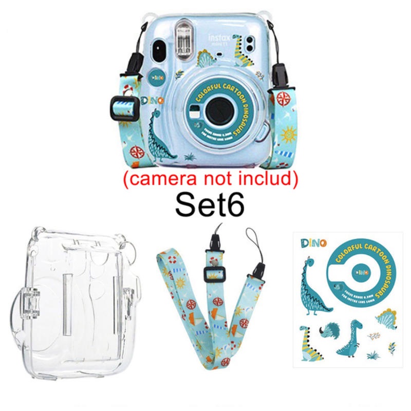 Fashion Travel Lammmcou Compatible Fujifilm Instax Mini 11 Artist Oil Painting PU Leather Instant Camera Bag Availabl... - Image 2