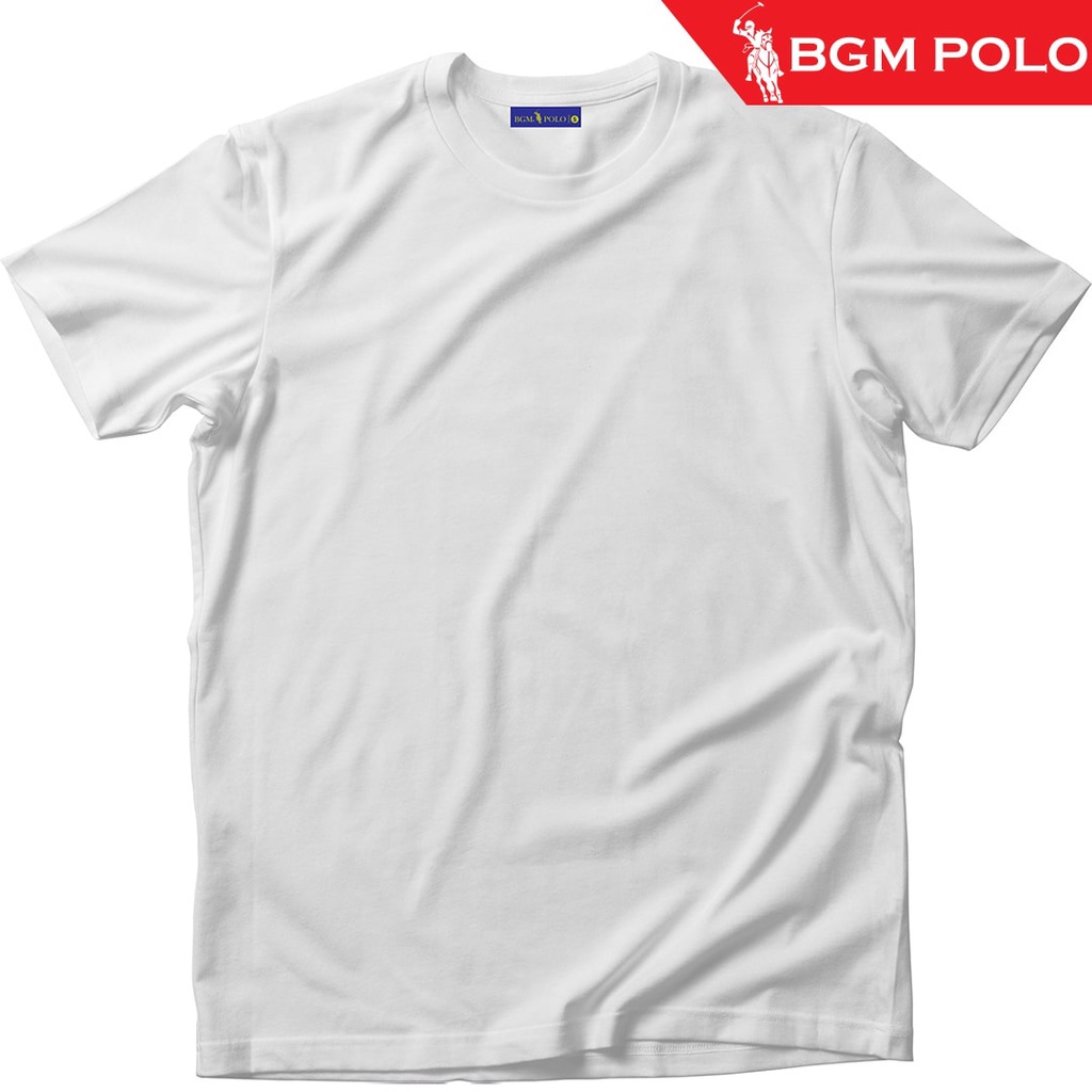 BGM POLO Unisex Cotton Plain Round Neck T- Shirt BPPMTRN004-MX