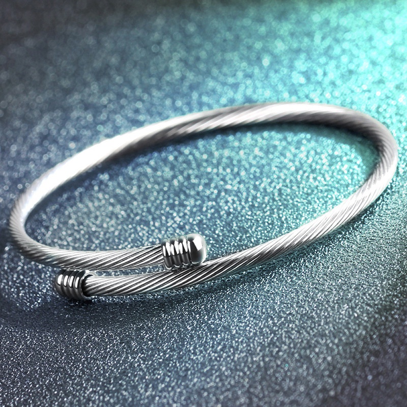 Simple Men's Charms Bracelet Korean Version Personalized Fashion Bracelet Titanium Steel Student Handicraft Bracelet Couple Jewelry