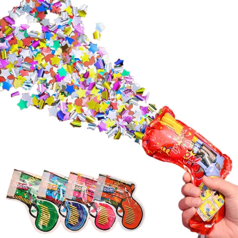 Automatic Inflatable Fireworks Toy Party Toy Confetti Launcher Holiday Atmosphere Gift Birthday Wedding Balloon