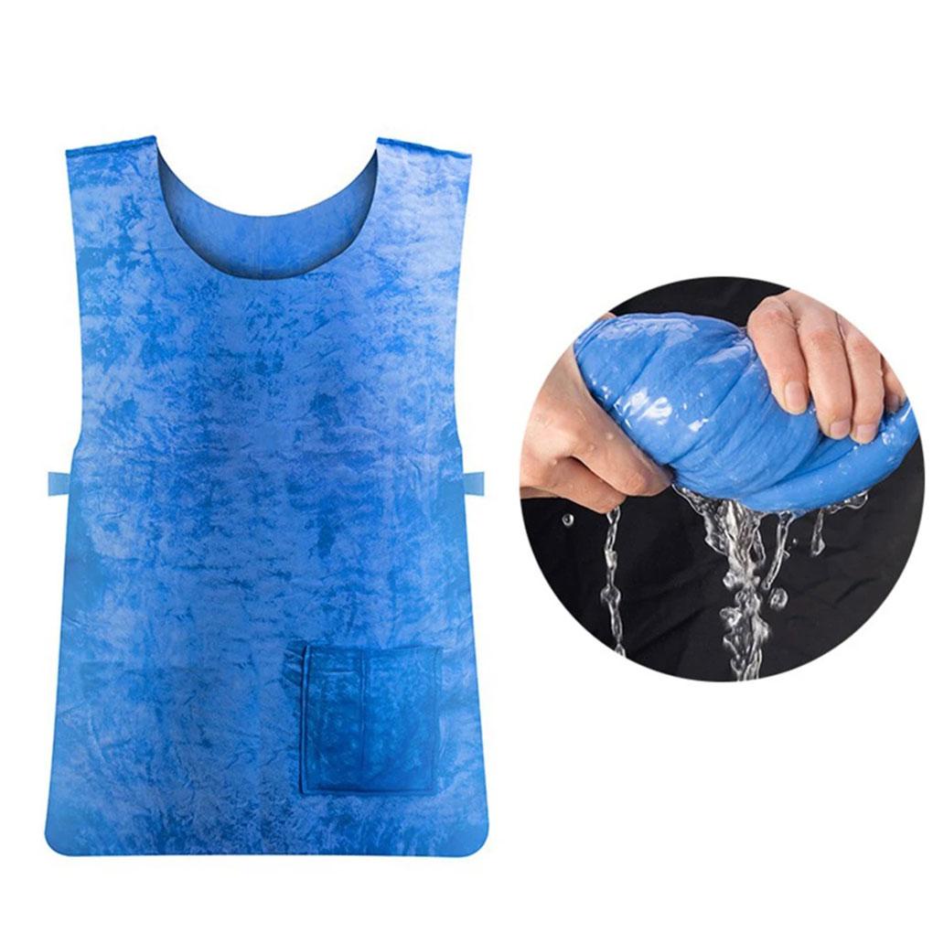 Cooling Vest Summer Cooling Clothes Heatstroke Prevention No Refrigeration Required Safety Cold Vest Hunting Sports Fabric Vest Summer Outdoor