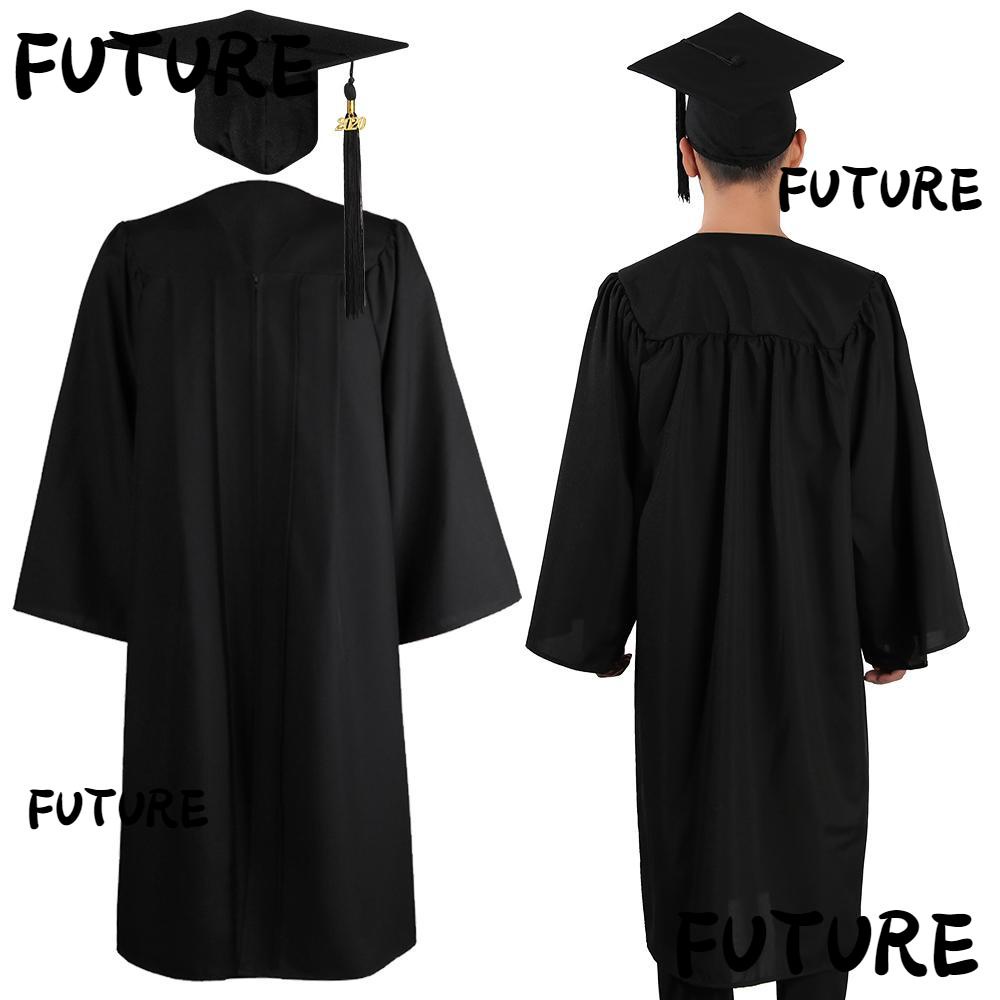 FUTURE Party Supplies Mortarboard Hat University Bling Removable Tassel Graduation Gown Set High School Congrats Grad Graduation Season Degree Ceremony 2021 Happy Graduation