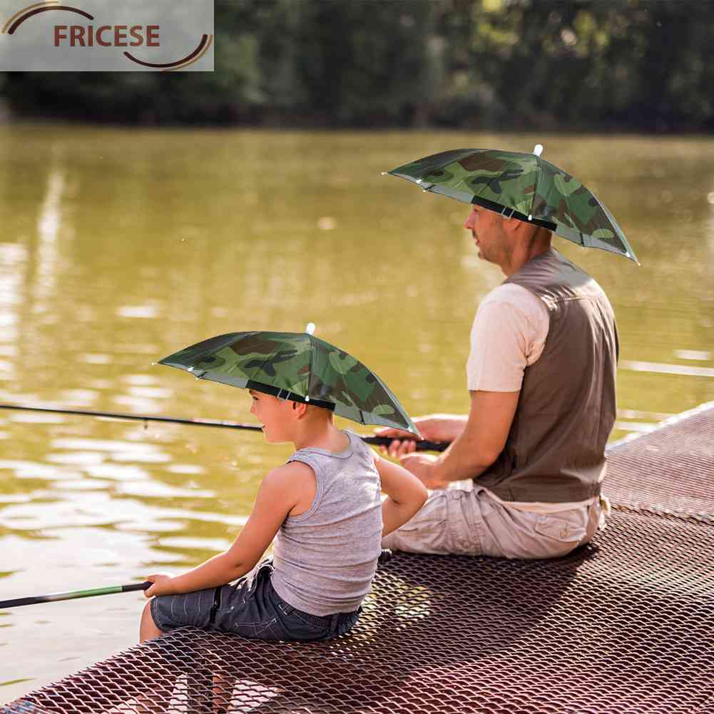 55CM Head Umbrella Hot Sale Anti-UV Anti-Rain Outdoor Fishing Umbrella Hat