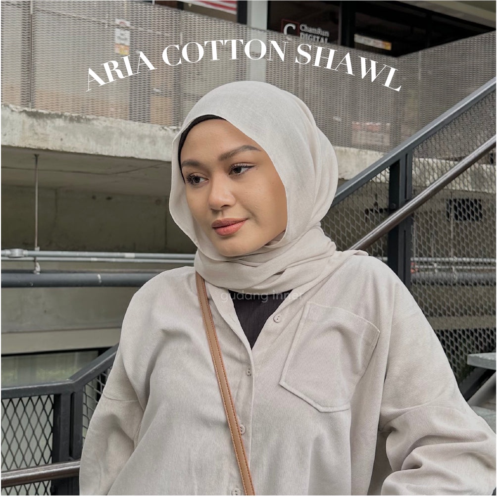 Aria Cotton Shawl | Cotton Linen Shawl