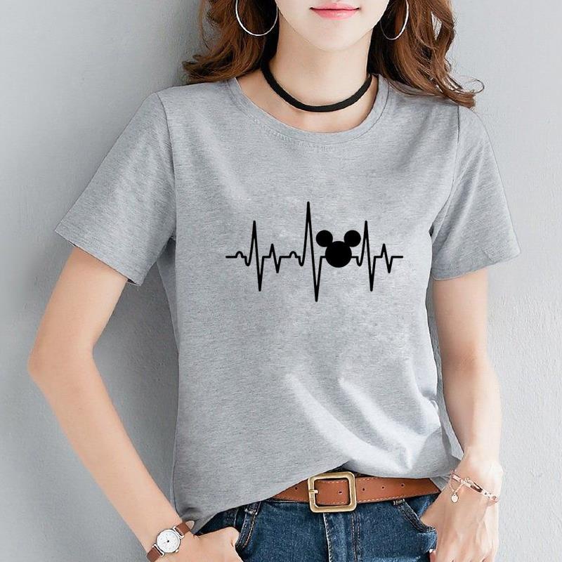 Lovely Style Trend Women Clothing Short Sleeve Graphic 90s Cartoon T-shirt Print Tee Top Casual Fashion Basic Lady Clothes