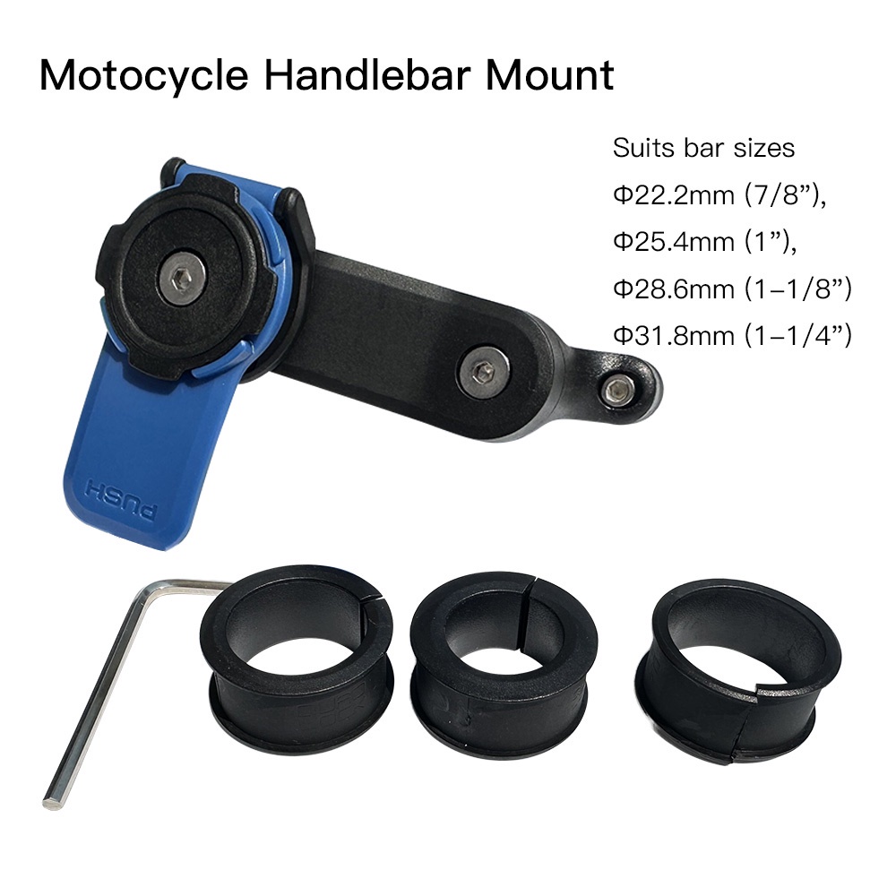 Durable Must Bicycle Handlebar Stem Holder Phone & Motocycle &Universal adaptors V2 Wall Mount VIBRATION DAMPENER Sel... - Image 5