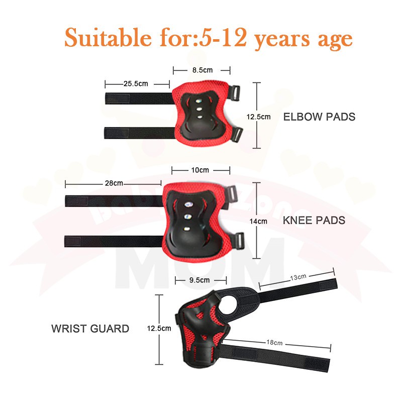 Versatile Durable Kids Protective Gear Helmet Bike Basikal Knee Pad Elbow Scooter Cycling Skate Roller Guard Quality ... - Image 3