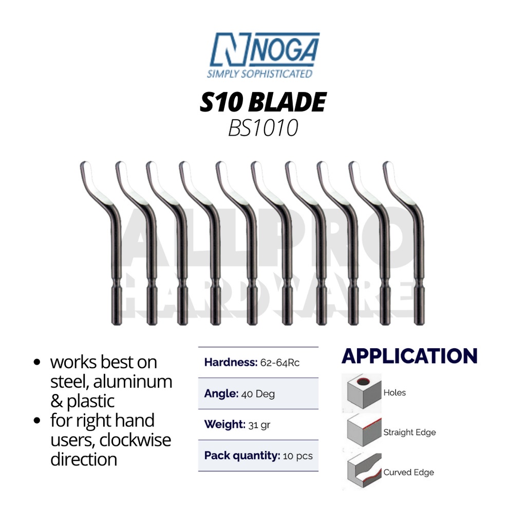 BK3010 Repair NOGA Heavy Duty Deburring Holder Edge Trimming Tool Deburr Swivel Blade NB1100 BS1010 BS2010 BS3510 BS1018 - Image 5