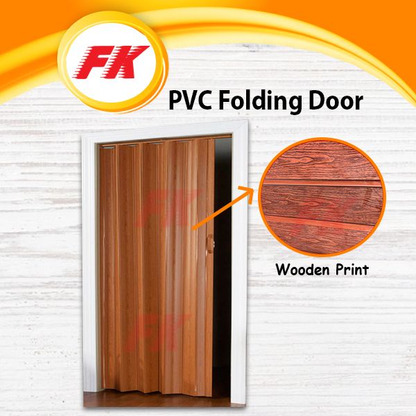 Pintu Tandas Lipat(FULL SET) 31" x 82"/PVC Folding Toilet Door & Room Divider