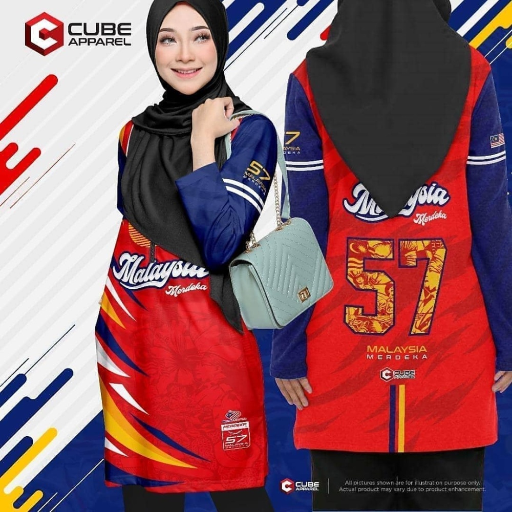 Muslim Apparel Men's and Women's Muslim Sports Jerseys Independent Malaysia