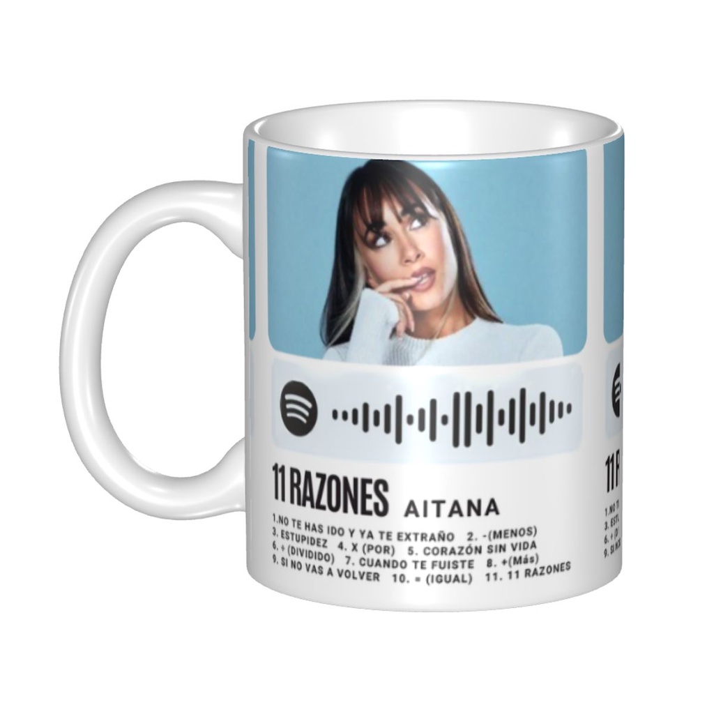 【New】Aitana Poster Coffee Mugs DIY Custom Spanish Music Singer Ceramic Tea Milk Mug Cup Outdoor Work Camping Beer Mug