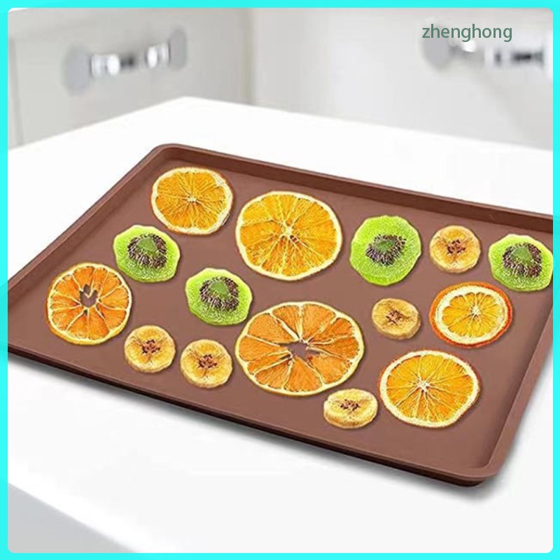 Dog Snacks Freeze Dryer Food Dehydrator Machine Silicone Bakeware Dehydrators Jerky Trays Liquids Mats Baking Pan Vegetable 3 Pcs