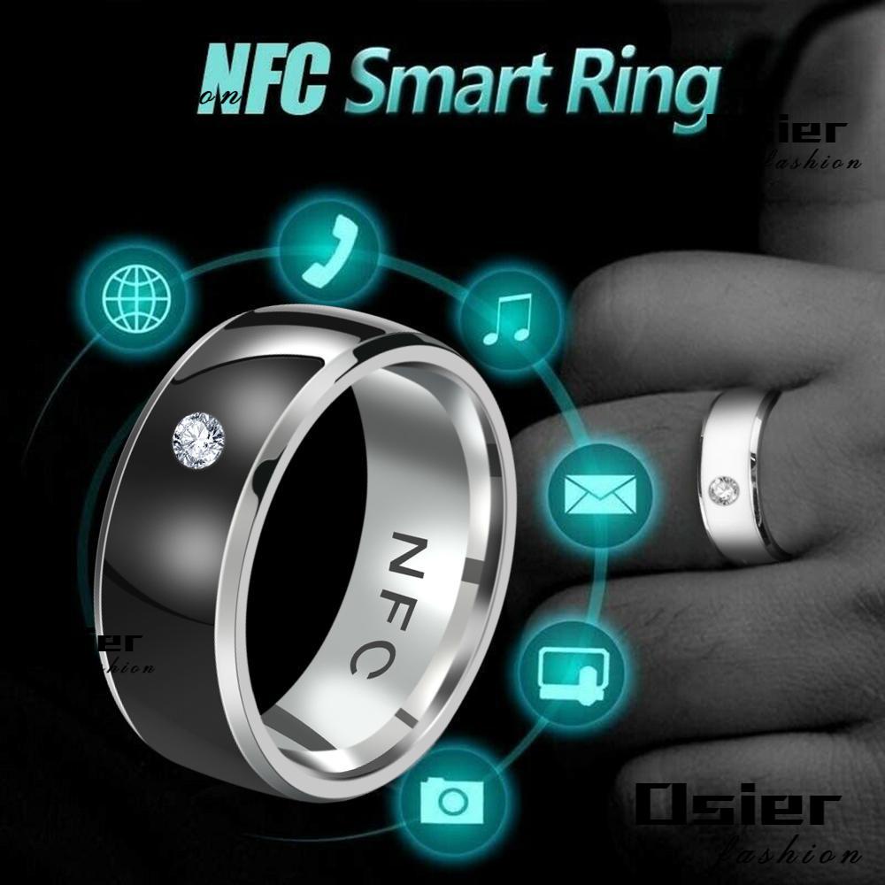 OSIER NEW NFC Finger Ring Multifunctional Smart Wearable Connect Waterproof Technology Android Phone Equipment Fashion Intelligent/Multicolor