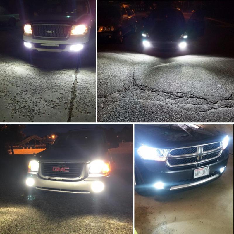 Multi Have Upgrade Your Car's Fog Lights 1Pc H1 H3 H27 880 881 COB LED Bulb 10W Super Bright 6000K White Car Light Ve... - Image 2