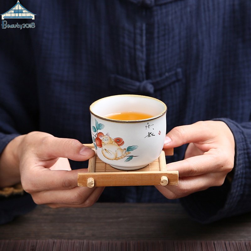 Simple Bamboo Coasters Desktop Heat-resistant Cup Mat Dinnerware Supplies